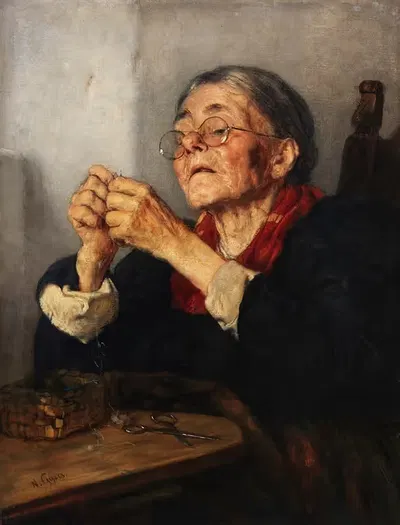 Испытание терпения by Николаос Гизис, 1880 — digital art print download