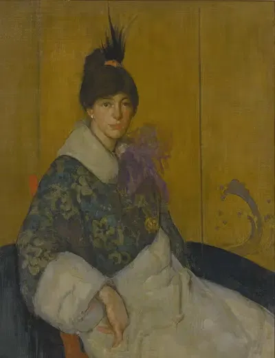 Зеленый плащ by Уильям Пенхэллоу Хендерсон, 1912 — digital art print download