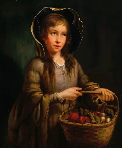 Radish Girl by William Tylee Ranney — digital art print download