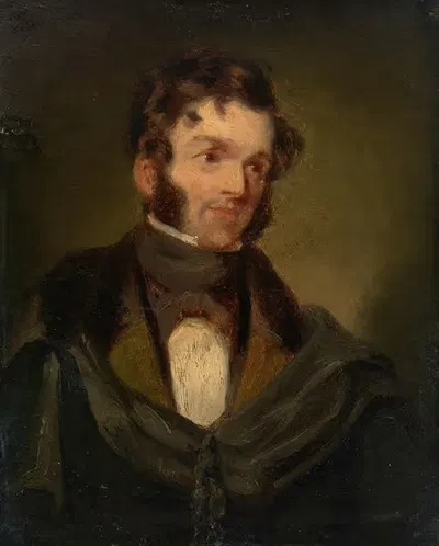 Портрет Уильяма Смита О'Брайена (1803-1864), молодого ирландца by Джордж Фрэнсис Мулвани, 1803-1864 — digital art print…