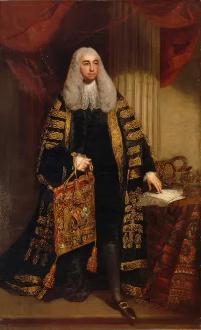Портрет Джона Фицгиббона, графа Клэра (1749-1802) by Хью Дуглас Гамильтон, 1749-1802 — digital art print download