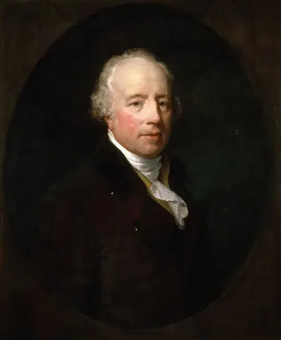 Портрет Ричарда Ловелла Эджворта (1744-1817) by Хью Дуглас Гамильтон, 1744-1817 — digital art print download