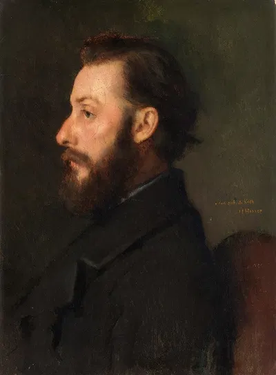 Portrait of Monsieur A. Koch by Jean-Jacques Henner — digital art print download
