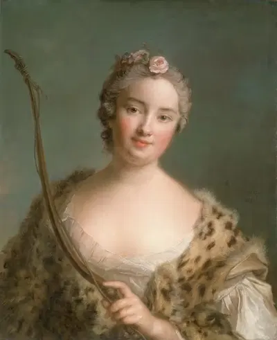 Шарлотта Фредрика Спарре (1719-1795), позже графиня Ферсен by Жан-Марк Натиер, 1719-1795 — digital art print download