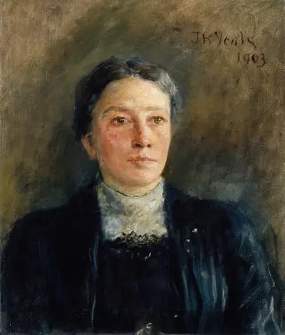 Портрет Августы Грегори (1852-1932), драматурга by Джон Батлер Йейтс, 1852-1932 — digital art print download