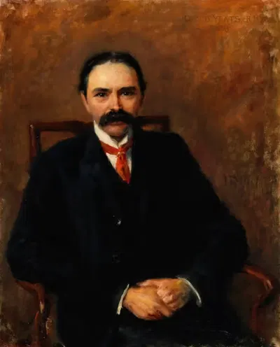 Портрет Дугласа Хайда, первого президента Ирландии (1860-1949), поэта и ученого by Джон Батлер Йейтс, 1860-1949 — digital…