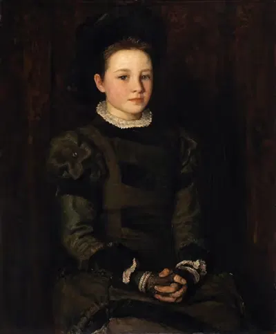Портрет Хестер Довден (1868-1949) в детстве by Джон Батлер Йейтс, 1868-1949 — digital art print download