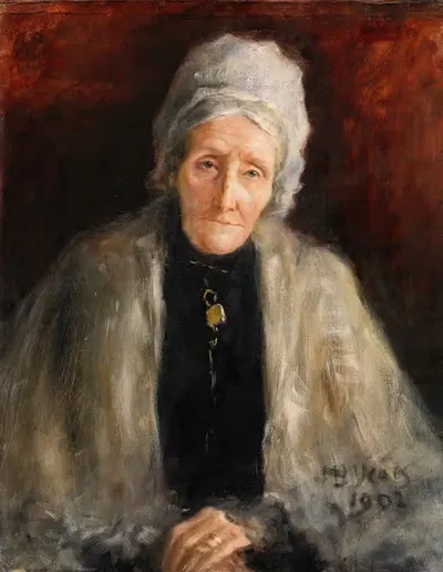 Портрет мисс К. Лени by Джон Батлер Йейтс, 1902 — digital art print download
