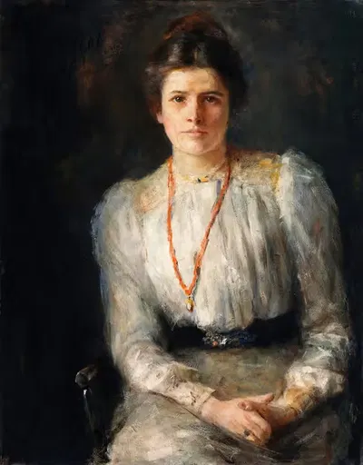 Портрет Сьюзан Мэри (Лили) Йейтс (1866-1949), вышивальщицы и дизайнера by Джон Батлер Йейтс, 1866 -1949 — digital art print…