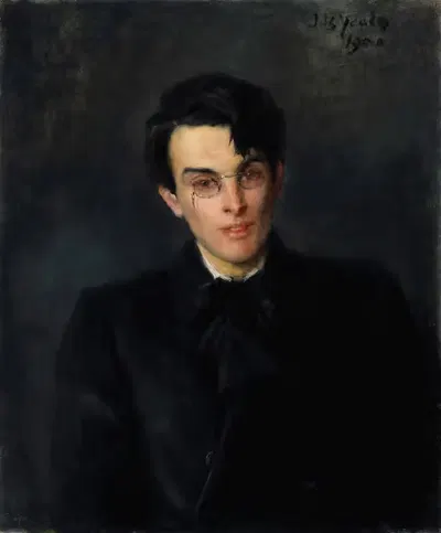 Портрет Уильяма Батлера Йейтса (1865-1939), поэта by Джон Батлер Йейтс, 1865-1939 — digital art print download
