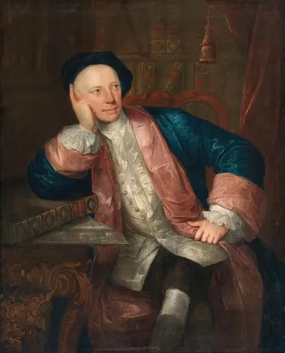 Портрет Томаса Шеридана by Джон Льюис, 1719-1788 — digital art print download