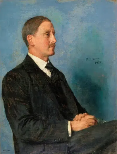Портрет Ричарда Ирвина Беста (1872-1959), ученого by Сара Сесилия Харрисон, 1872-1959 — digital art print download