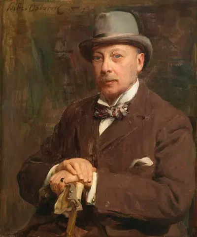 Портрет джентльмена by Уолтер Фредерик Осборн, c.1897 — digital art print download