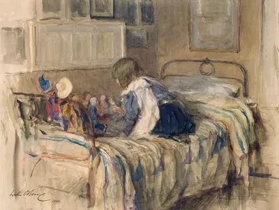 Школа кукол by Уолтер Фредерик Осборн, 1900 — digital art print download