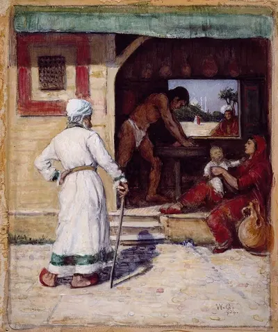 Восточная сцена by Уильям Крамптон Гор — digital art print download