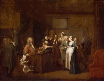 Денунциация by Уильям Хогарт, c.1729 — digital art print download