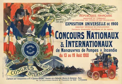 République française. Exposition Universelle de 1900. Concours nationaux et internationaux by Imp. Chaix, 1900 — digital…