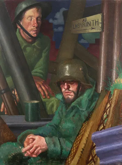The Captive by Colin Gill, 1918 — digital art print download