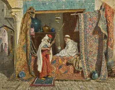 An Eastern Shop by Addison Thomas Millar — digital art print download