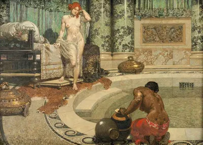Römische Badeszene II by Alexander Rothaug — digital art print download