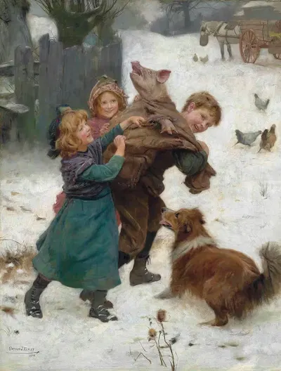Держись крепче by Артур Джон Элсли, 1902 — digital art print download