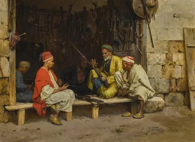 Магазин оружейника by Артур фон Феррарис, 1893 — digital art print download