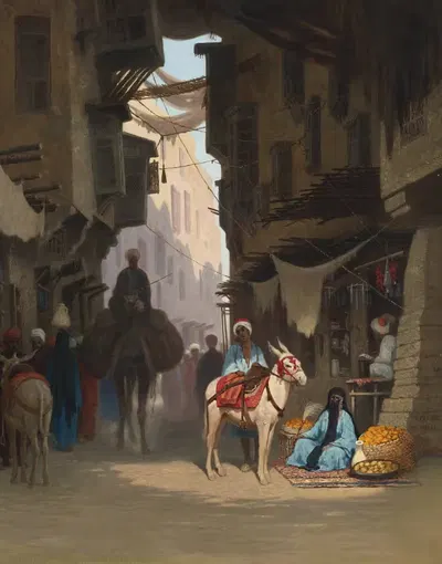 The Souk by Charles Théodore Frère — digital art print download