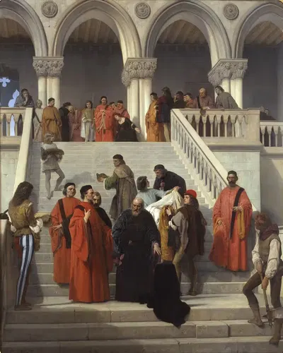 Последние моменты дожа Марино Фальеро by Франческо Хайез, 1867 — digital art print download