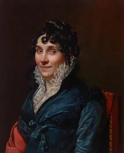 Portrait of a woman, traditionally identified as Henriette Lousbergs by François-Joseph Navez, 1796-1827 — digital art…