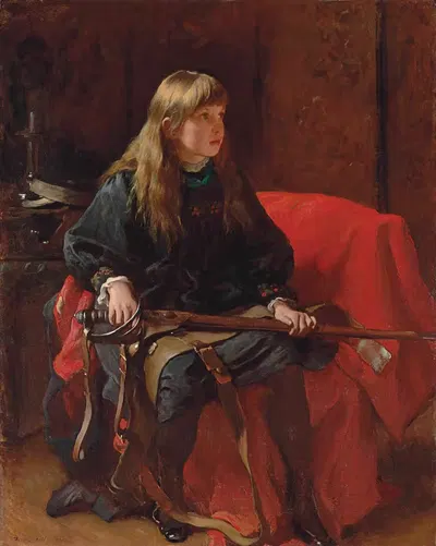 Ты когда-нибудь убивал кого-нибудь, отец? by Фрэнк Холл, 1883 — digital art print download