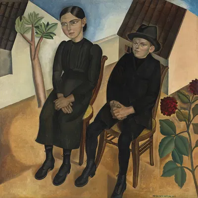 Гастон и его сестра by Гюстав Ван де Вестейн, 1923 — digital art print download
