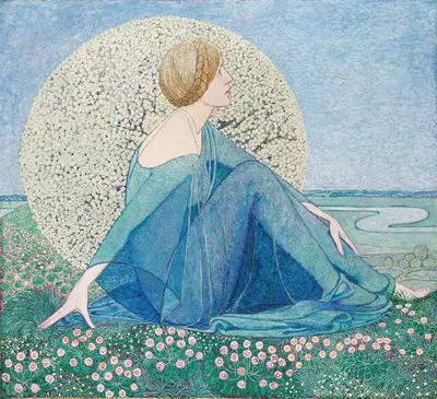 Мечты II by Генрих Фогелер, 1912 — digital art print download