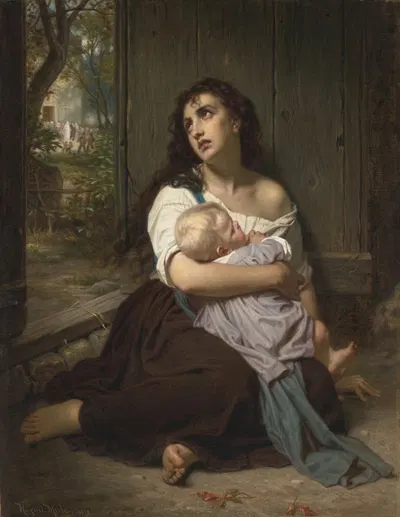 Оставленная by Юг Мерль, 1872 — digital art print download