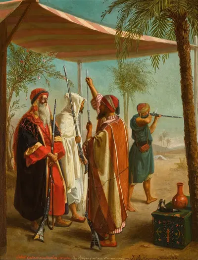 Охота by Ян Баптист Хуйсманс, 1861 — digital art print download