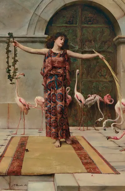 Египетская трудность во времена Августа by Джон Рейнхард Вегелин, 1885 — digital art print download