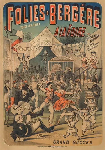 Folies-Bergère. Tous les soirs. A la Foire, divertissement pantomime de G. Adrien, musique de Mr. Desormes by Imp. Charles…