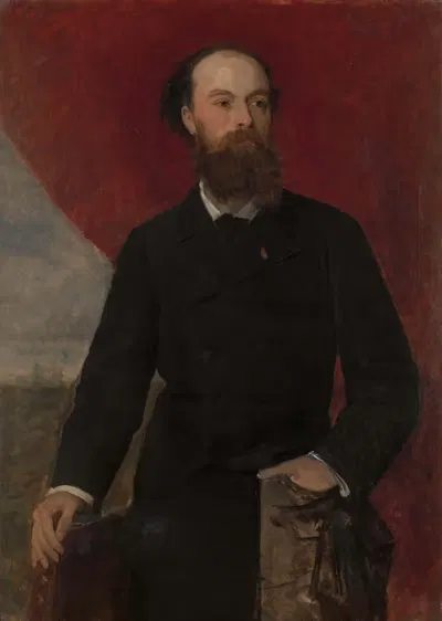Портрет скульптора Пола Де Винье by Льевен де Винне, 1850 — digital art print download