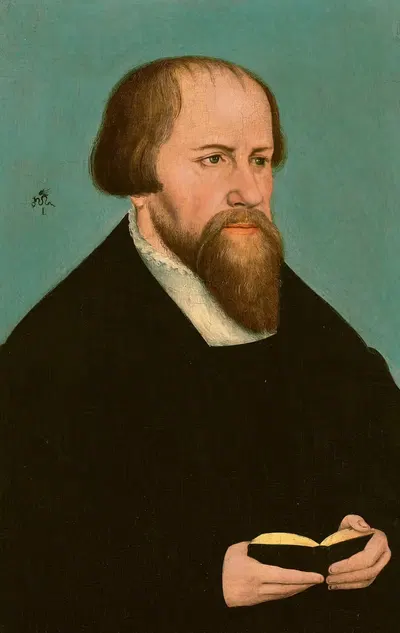 Портрет Каспара Круцигера by Лука Кранаха Младший, 1504-1548 — digital art print download