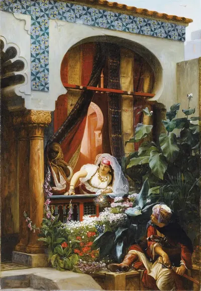Балкон by Пьер-Мари Бейль — digital art print download