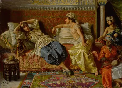 Дамы гарема by Сальваторе Франджаморе — digital art print download