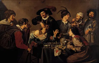 Зубной врач by Теодор Ромбаутс, 1628 — digital art print download