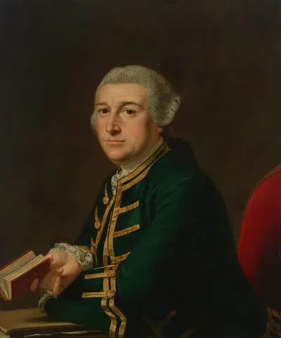 Портрет Дэвида Гаррика by Томас Хадсон, 1717-1779 — digital art print download