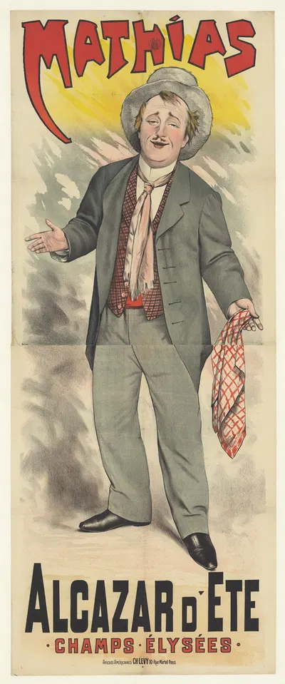 Mathias. Alcazar d'Eté by Imp. Charles Lévy, 1888-1894 — digital art print download