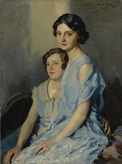 Сестры by Уилфрид Габриэль де Глен, 1927 — digital art print download