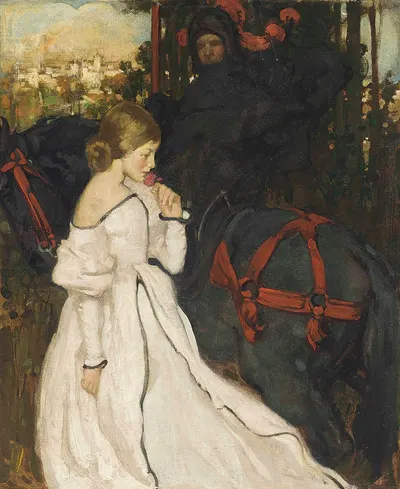 Рыцарская любовь by Уильям Дейкрес Адамс — digital art print download
