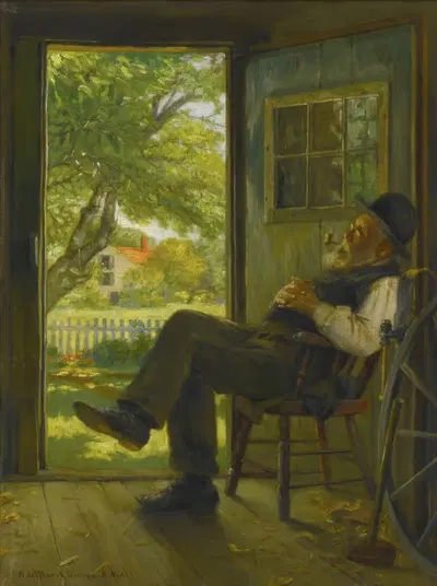 At His Ease by William Verplanck Birney, 1901 — digital art print download
