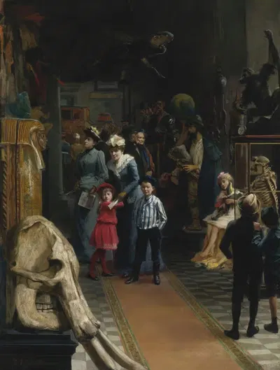 В Паноптикуме by Альберт Хайзе, 1892 — digital art print download