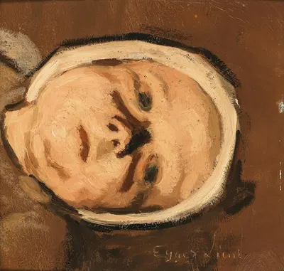 Ребёнок by Альбин Эггер Лиенц, c. 1922 — digital art print download