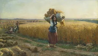 Пшеница by Сезар Патте, 1891 — digital art print download