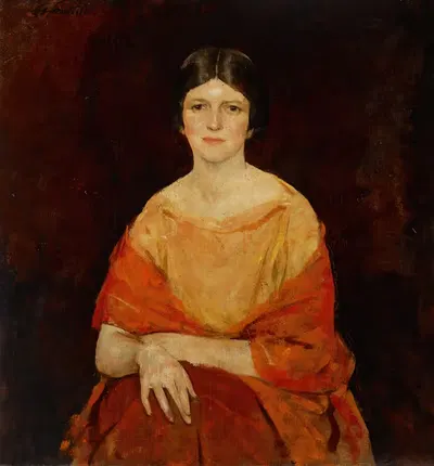 Young Woman in Yellow by Charles Webster Hawthorne — digital art print download